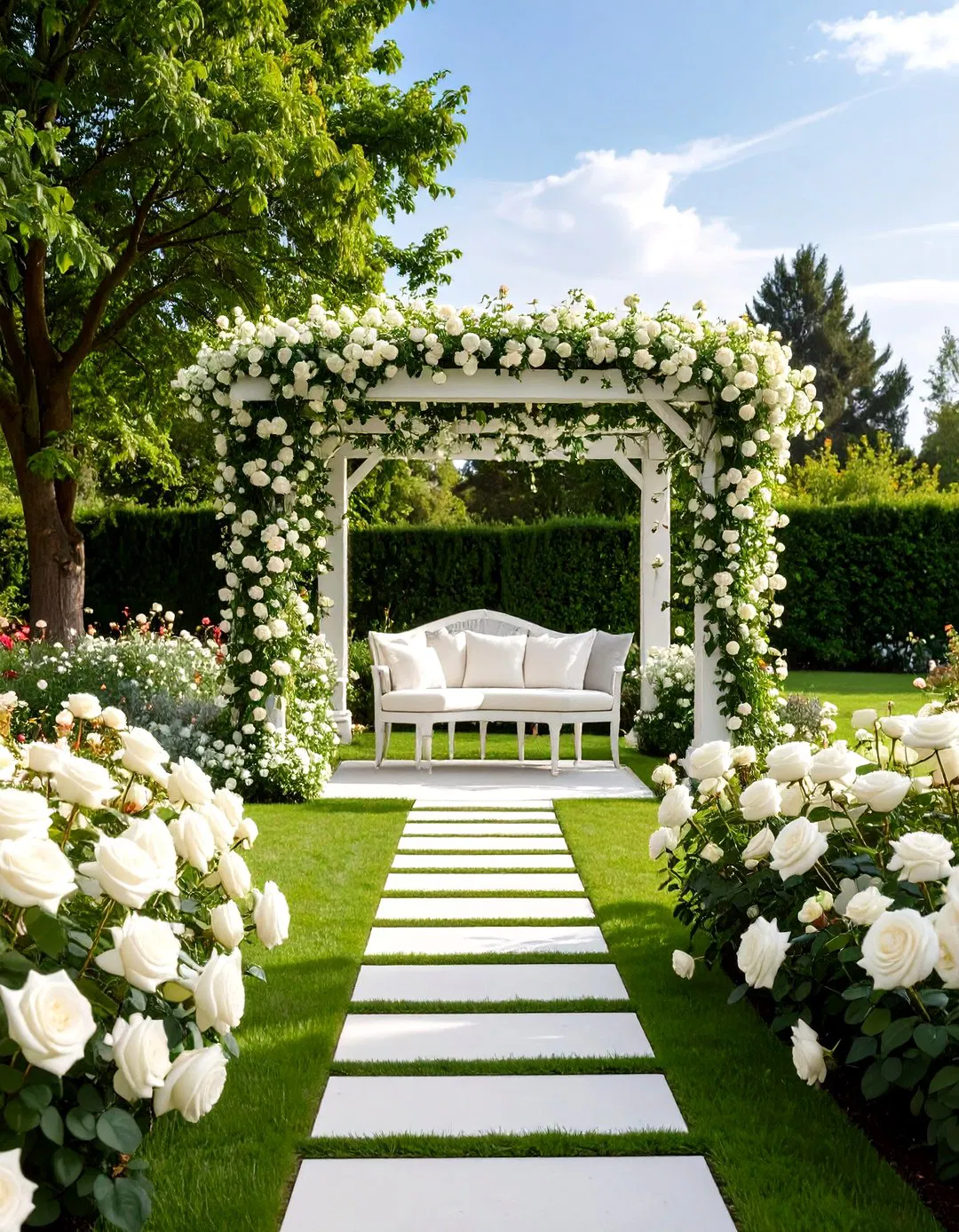 Color Themed Rose Garden Schemes
