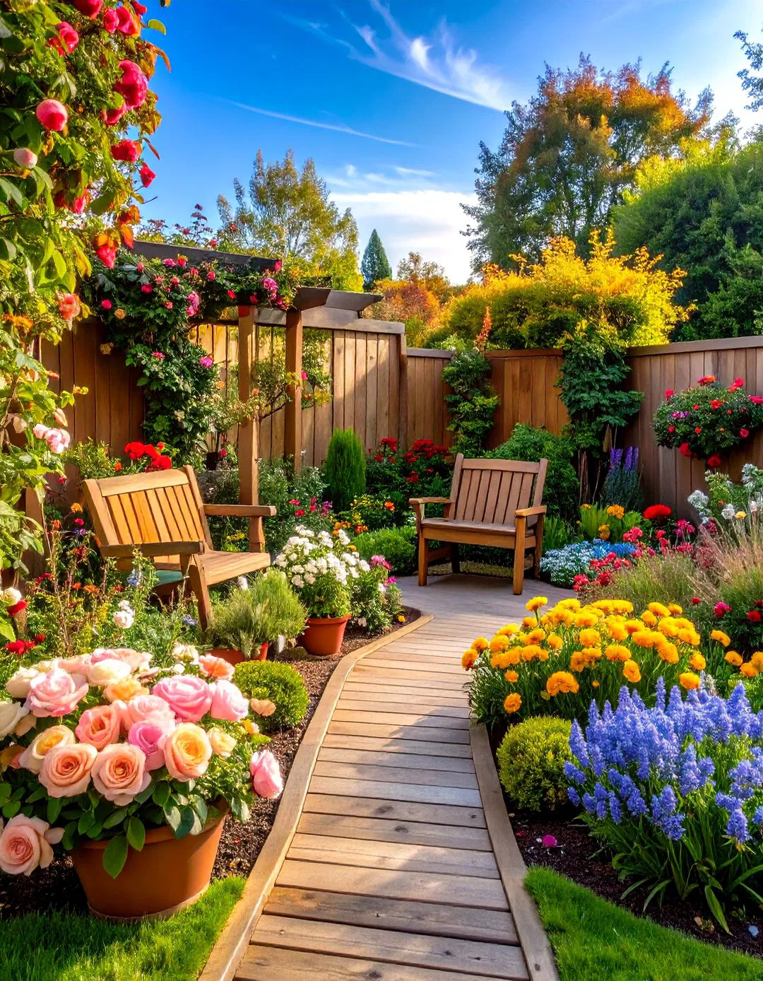 Rose Garden Seasonal Display Planning