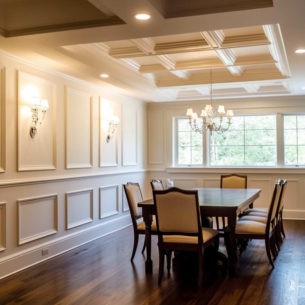 Traditional Raised Panel Wainscoting