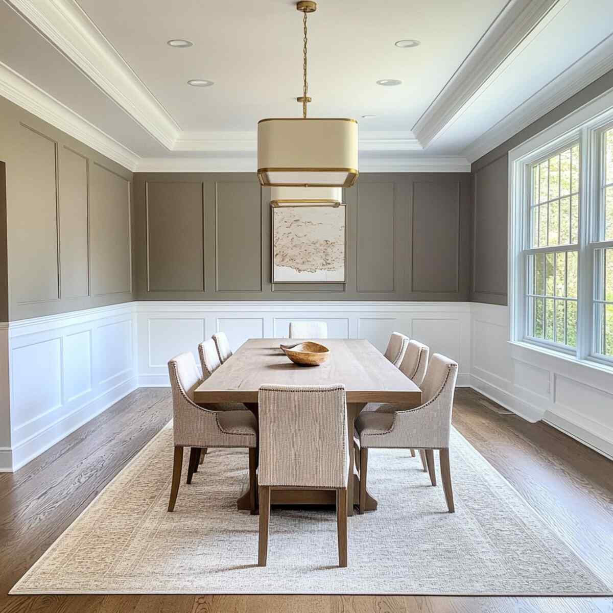 Two-Tone Wainscoting