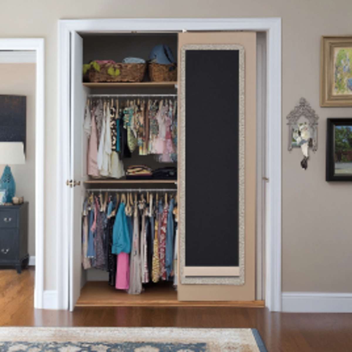 Chalkboard or corkboard panel