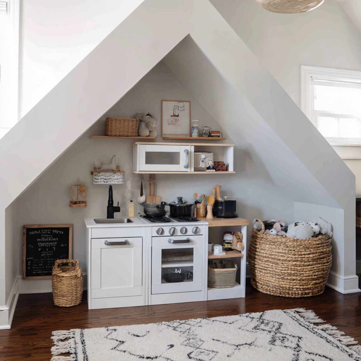 Mini Play Kitchen Setup