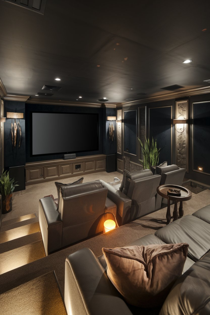 Home Theater and Guest Room