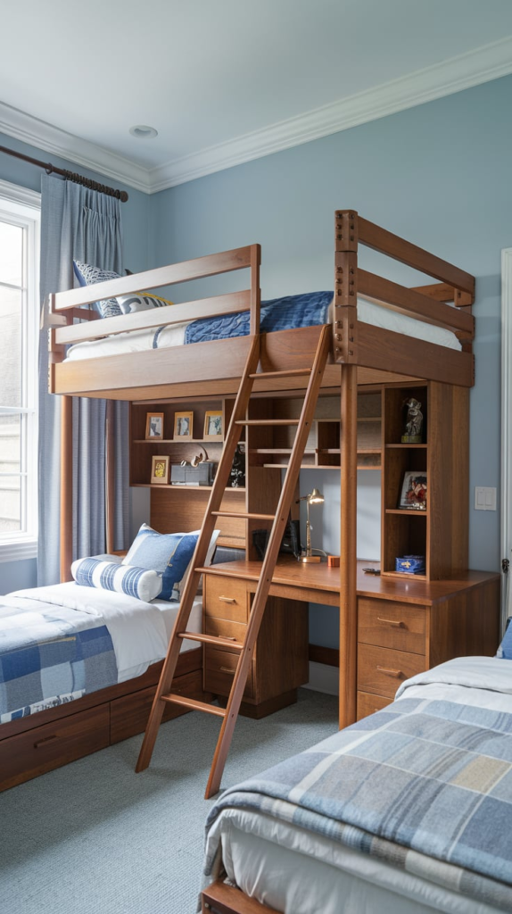 Nautical style bunk beds
