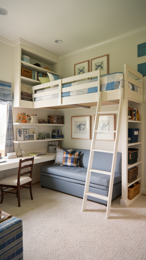 Capsule style bunk beds