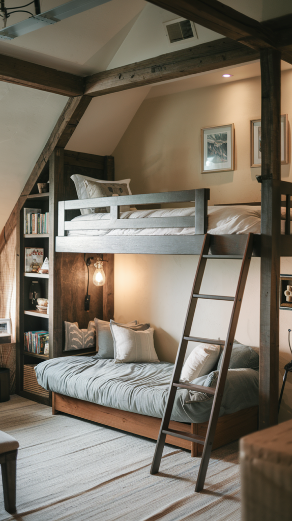 Bohemian style bunk beds