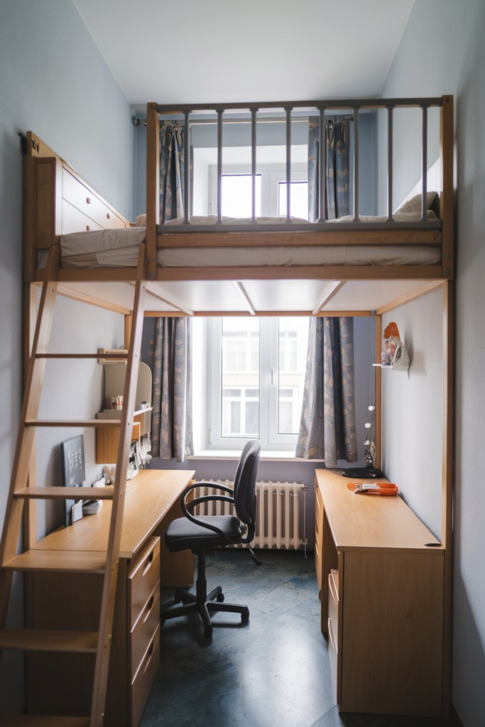 Mid-century modern bunk beds