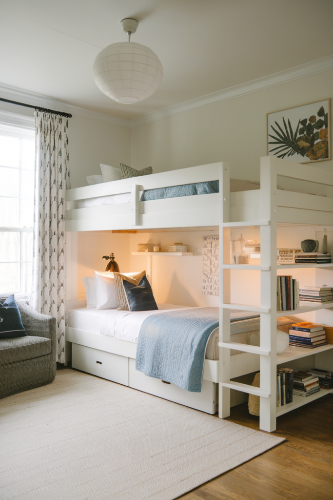 Stylish adult bunk beds