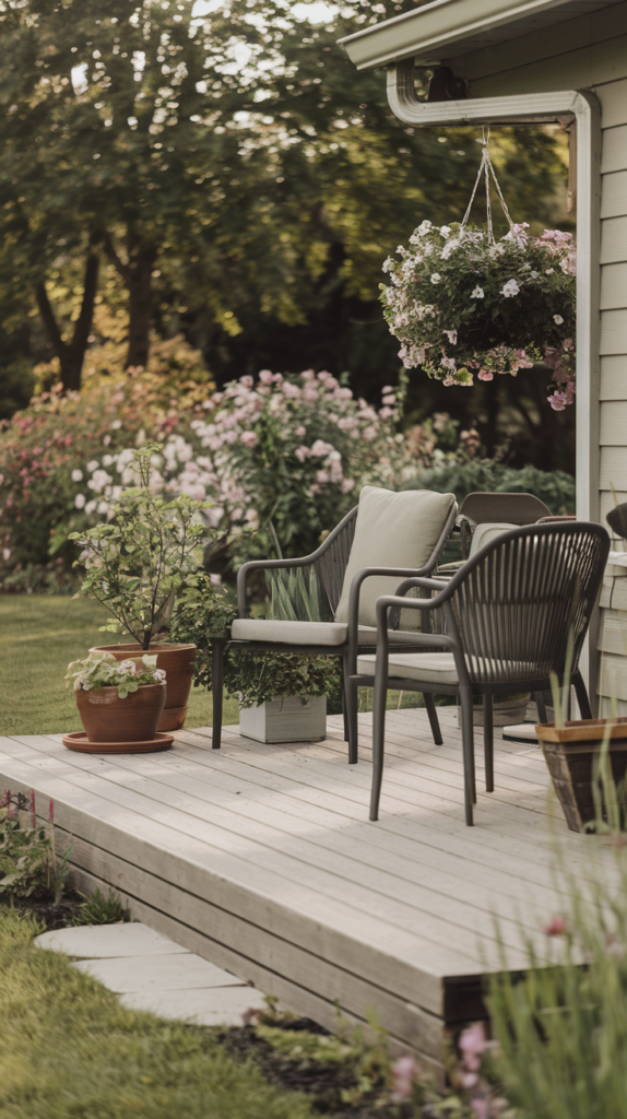 Pallet lounge set with cushions