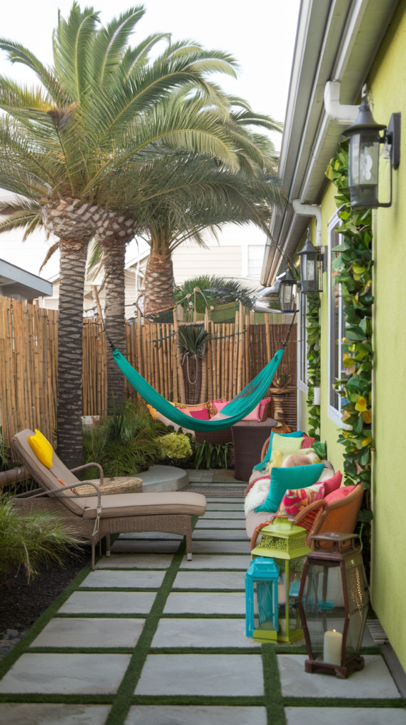 Small pergola with lattice