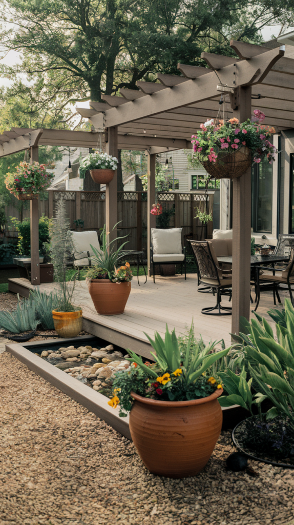 Wooden crates used as side tables