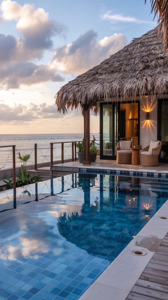 Swim-Up Bar Cocktail Pool