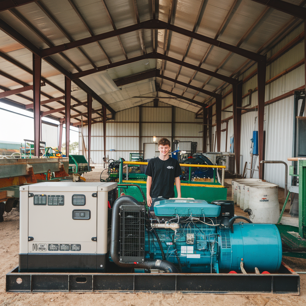 Fire-retardant generator shed