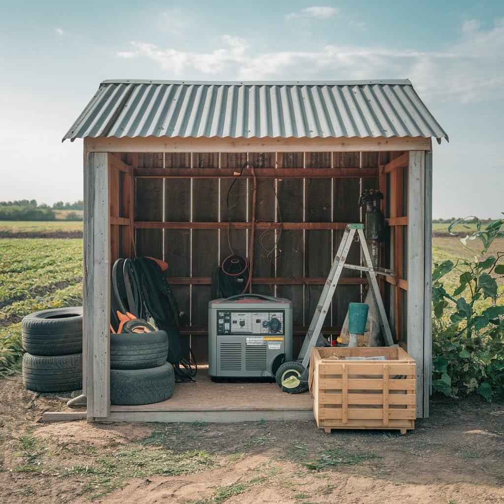 Expandable modular generator shed
