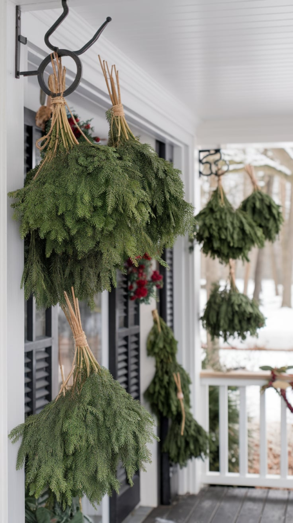 Brightly colored front door