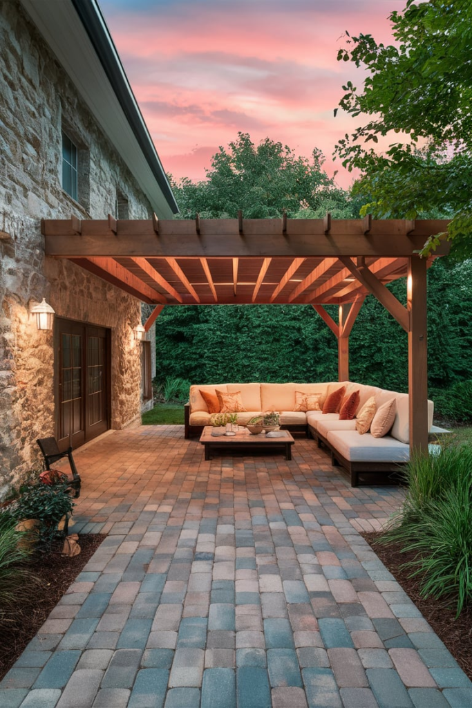 Mixed Material Patio