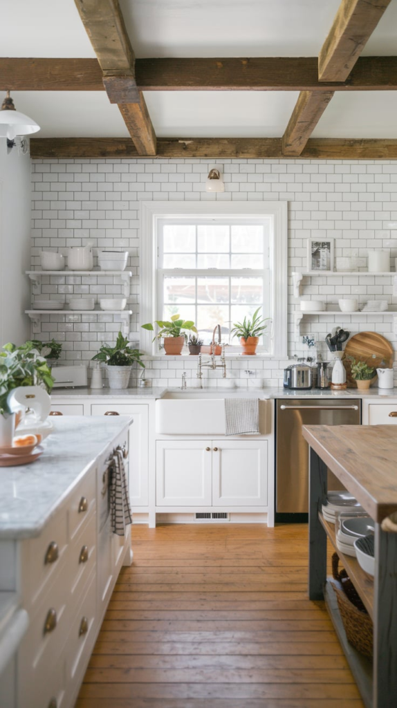 Modern farmhouse kitchen