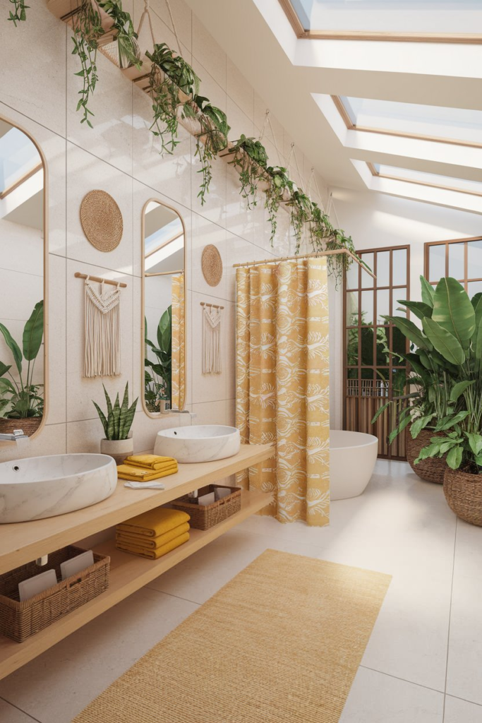 Skylights in barn house