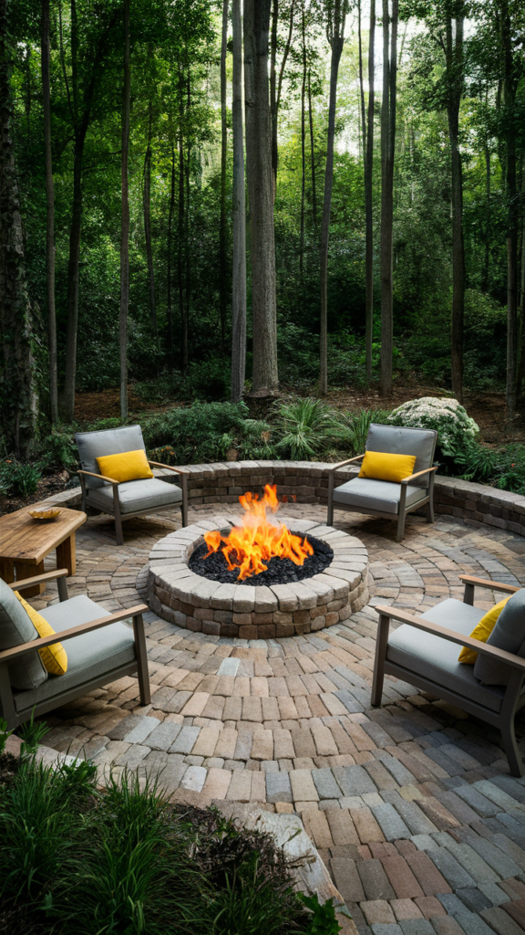 Patio with Fire Pit and Lounge