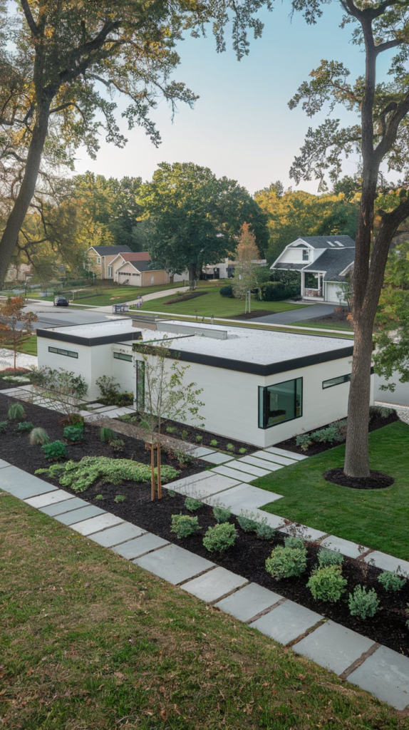 Bold front door design