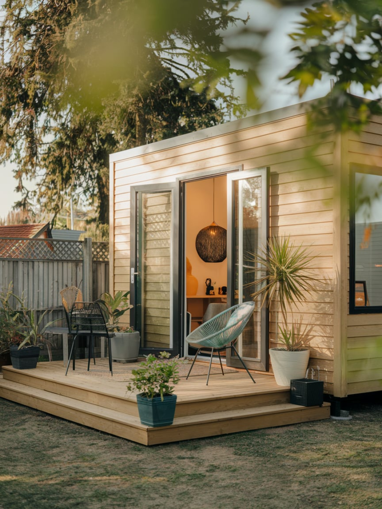 Bohemian style patio