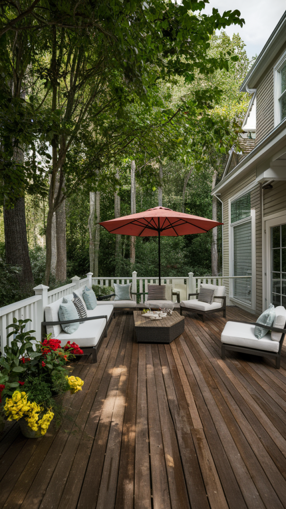 Outdoor kitchen patio