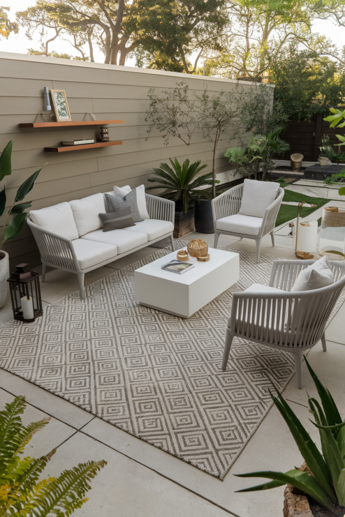 Scandinavian patio design