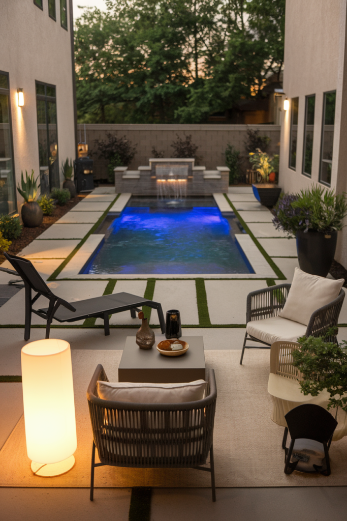 Artistic patio design