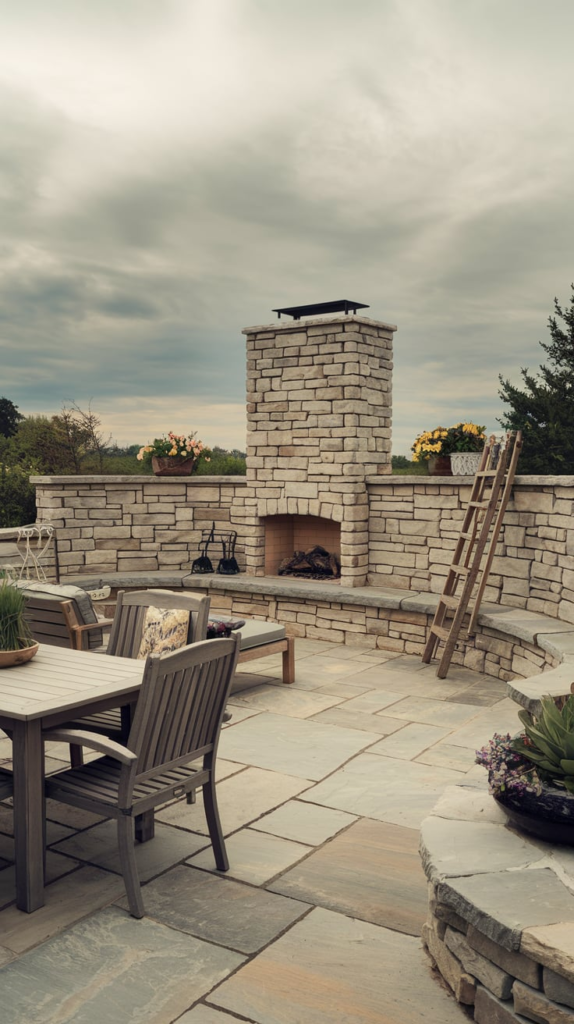 Outdoor movie screen setup