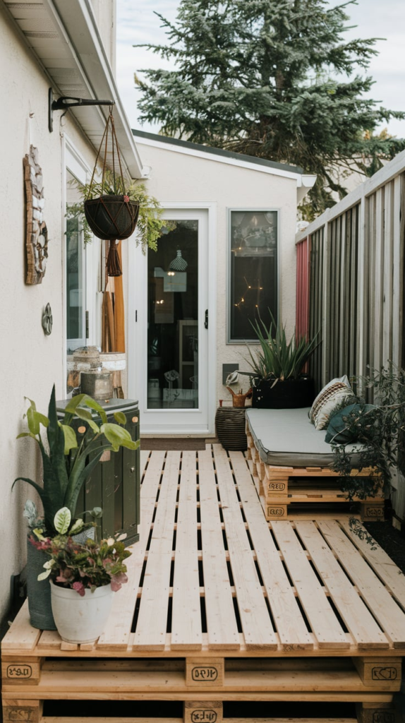 Beautifully transformed patio