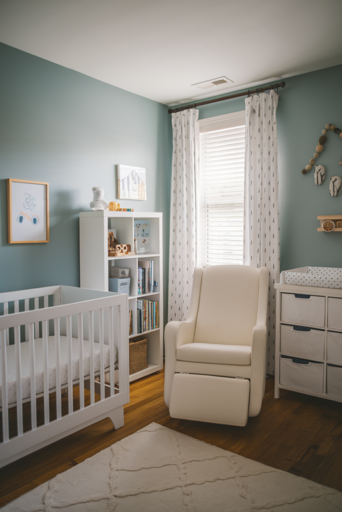 Organized nursery storage