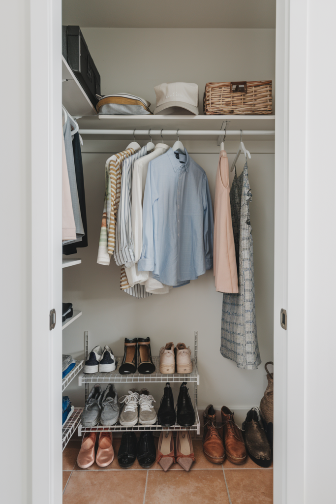 Built-in pull-out laundry hamper