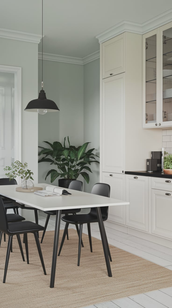 Parisian Cafe Style Dining Room