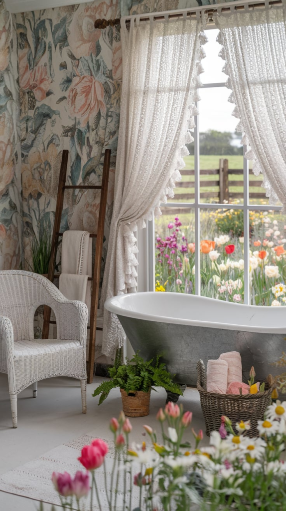 Cottagecore style Bloxburg house exterior