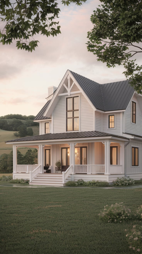 A-frame style Bloxburg house exterior