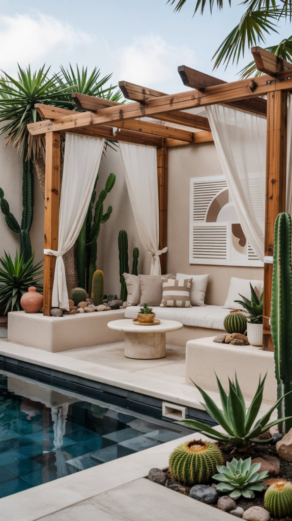 Desert style Bloxburg house exterior