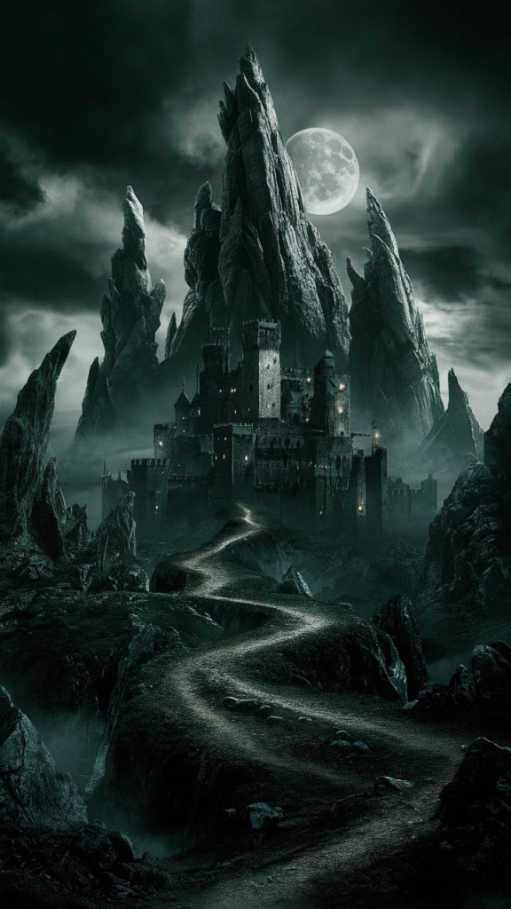 Fantasy castle Bloxburg house exterior