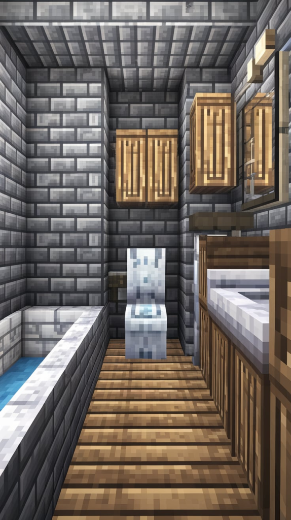 Minecraft modern entertainment room