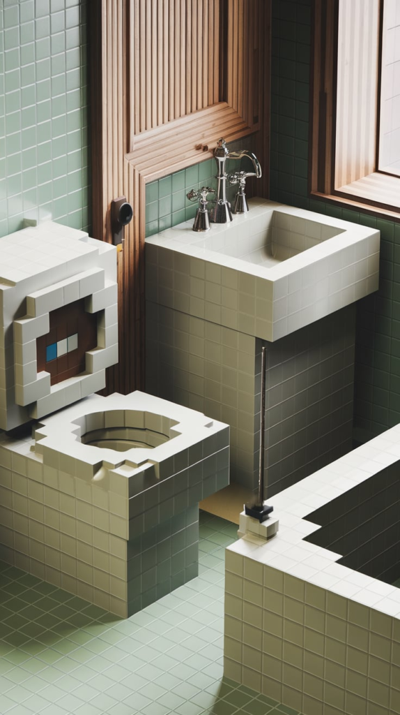 Minecraft greenhouse dining area