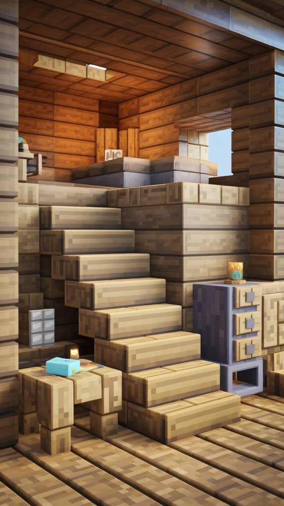 Minecraft hidden panic room