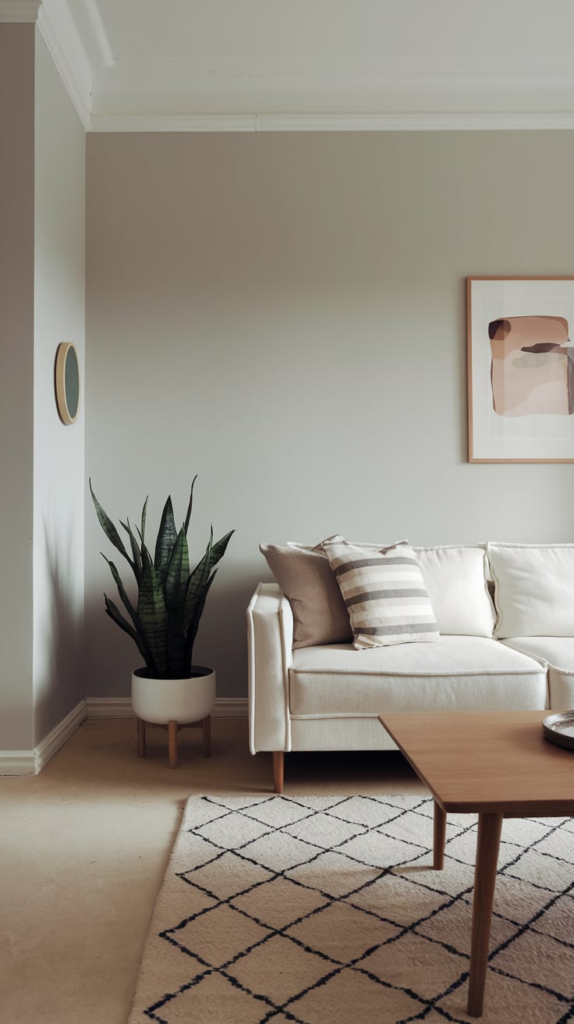 Mixing textures in apartment