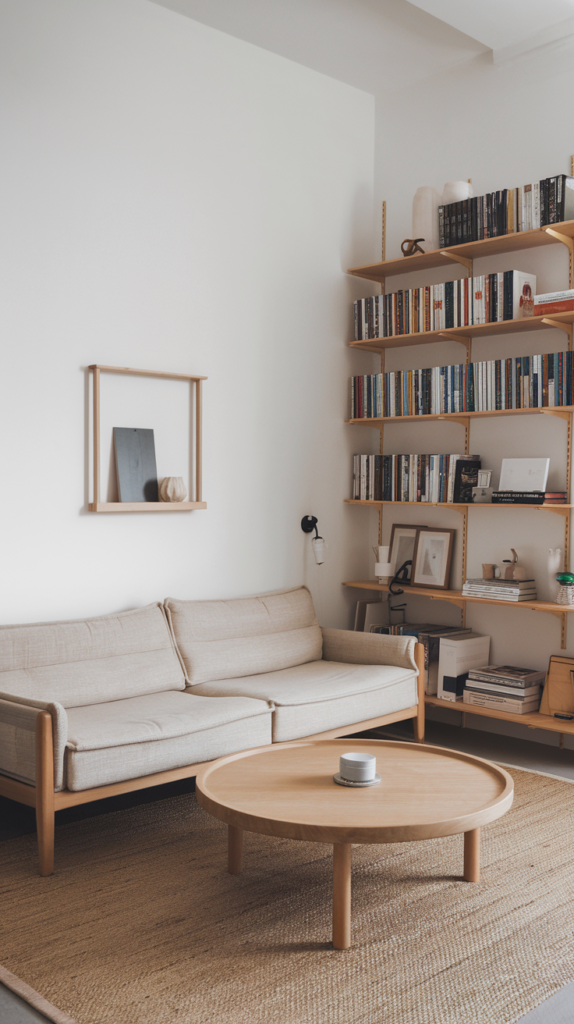 Statement furniture in apartment