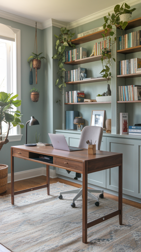 Library Style Home Office