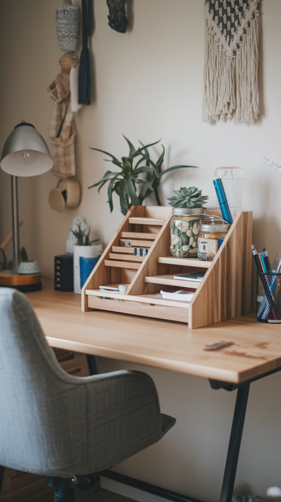 Personal mementos in home office