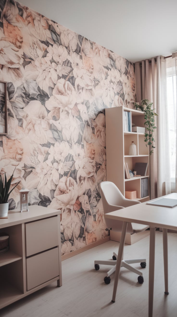 Calm and inspiring home office