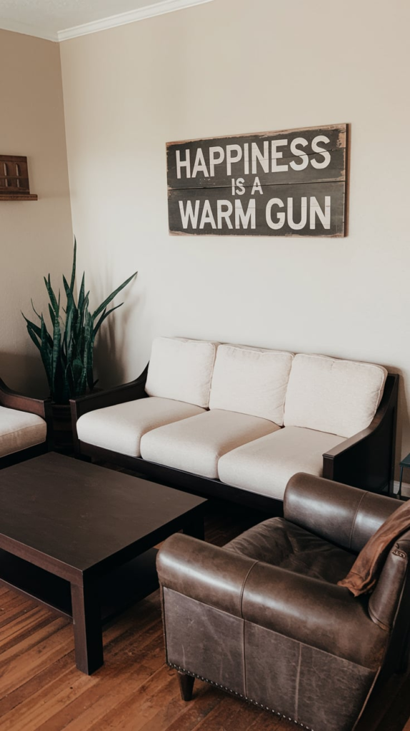 Sculptural western decor