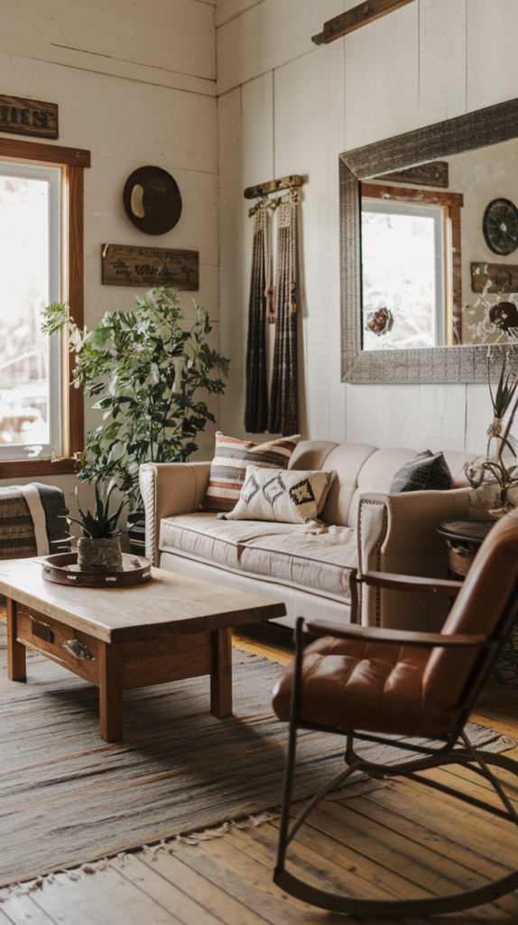 Furniture arrangement in small living room