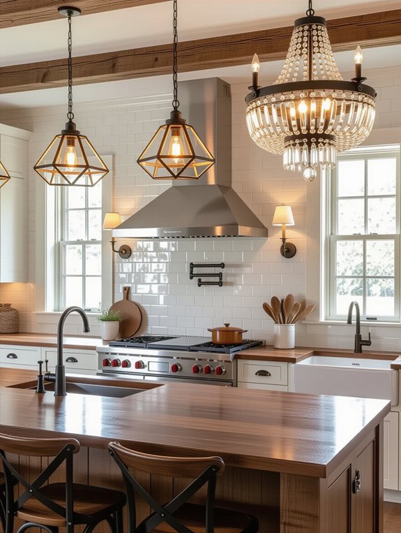 modern kitchen lighting