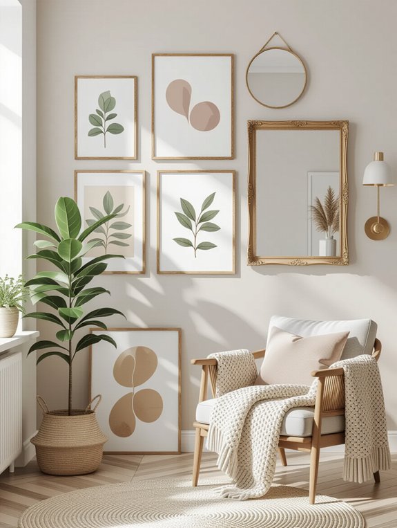 gallery wall for small rooms