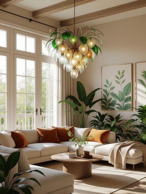 enchanting nature inspired chandelier